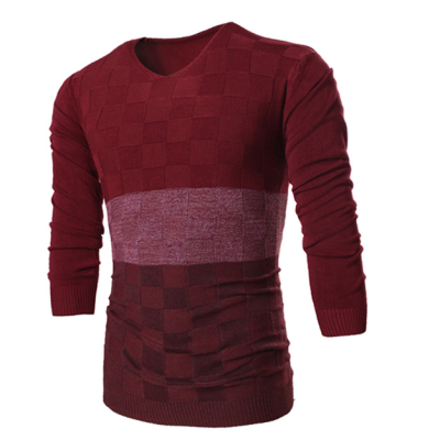 

Zogaa New Men's Sweater Fashion V-neck