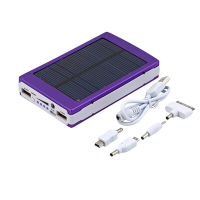 

Высокое качество 1 шт. 8000mAh портативный супер солнечное зарядное устройство Dual USB Внешняя батарея Банк питания