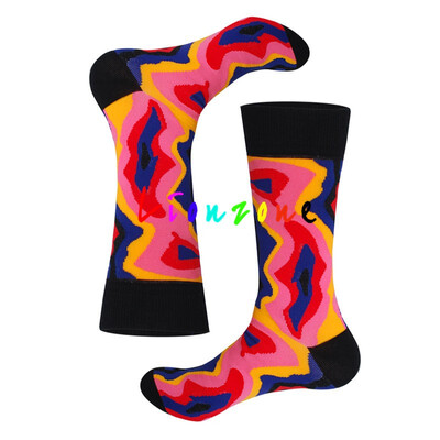 

LIONZONE 2018 Happy Socks Men Women Lovers Colorido Hombre Harajuku Huevo Calcetines Para Navidad Socks Funny Gift