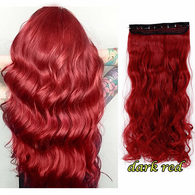 

24 Natural Hair Extensions wigs 1pcsset Straight curly Clip In Hair Extentions cosplay wigs