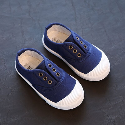

Girls Boys Fashion Canvas Sneakers Children Shoes For Kids Flats Heels Casual Loafer Shoe
