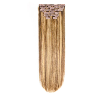 

BHF Hair Thick Ends Blonde Colors Full Head Double Drawn Laced Clip In Hair Extensions