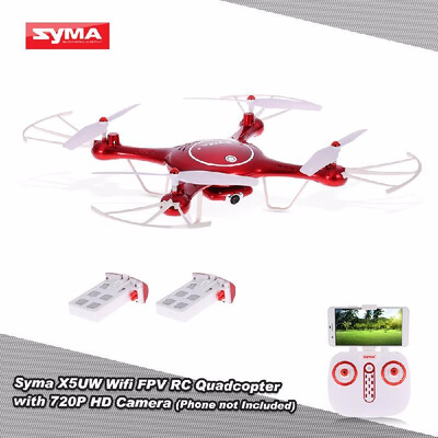 

Original Syma X5UW Wifi FPV RC Drone 720P HD Camera RTF Quadcopter with Headless Mode And Barometer Set Height Function