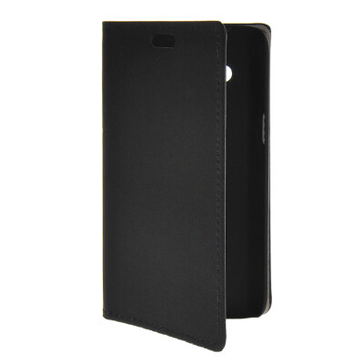 

MOONCASE Slim Leather Flip Wallet Card Pouch with Kickstand Shell Back ЧЕХОЛ ДЛЯ Samsung Galaxy Core 4G G3518 Black