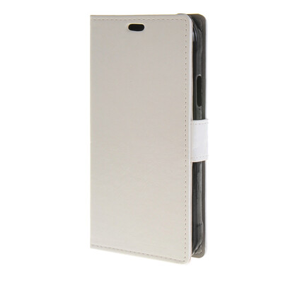 

MOONCASE Smooth PU Leather Flip Wallet Card Slot Bracket Back чехол для Samsung Galaxy S6 Active G890 White