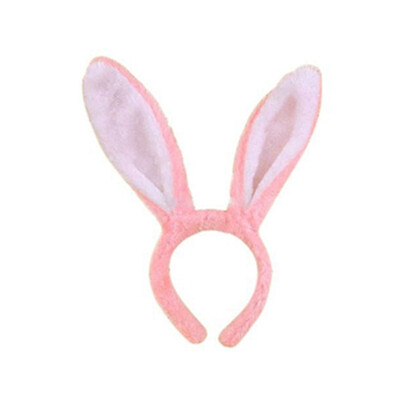 

Rabbit Ears Headband Plush Women Girl Party Costume Fancy Fashion Hair bands