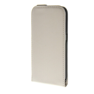 

MOONCASE High Quality Cross pattern Leather Vertical Flip Protector чехол для Samsung Galaxy S6 Edge White
