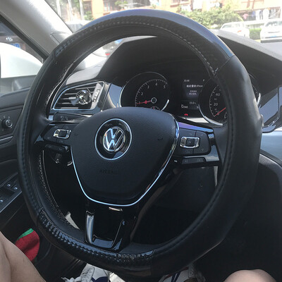 

Dan roller dangun car steering wheel cover leather steering wheel cover Santana Lang mirror Jetta Wei Ling Lingdu Langxing Touran  car supplies