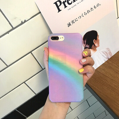 

Fashion Artistic Leaf Phone Case For iPhone 7 6 6S 8 Plus frosted Hard Bags For iPhone6S X leaves Back Cover Funda Shell