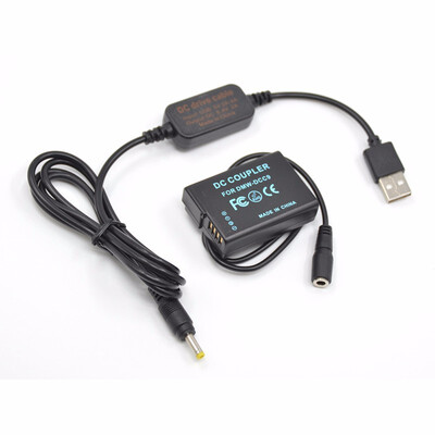 

DMW-AC8 mobile power bank 5V USB cableDMW-DCC9 DMW-BLD10 dummy battery for lumix DMC-GX1 DMC GF2 G3 G3K G3R G3T G3W G3EGK GF2CR