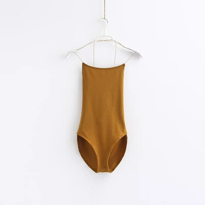 

Womens Sexy Top Backless Cross Straps Camisole Jumpsuit Cami T-Shirt U-neck Underwear Bodysuit
