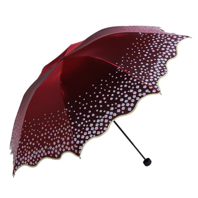 

Райский зонтик Umbrella Складной LHCS1 Соус Красный лак Солнцезащитный крем Sunburn Color Swing Craft Дамский зонт