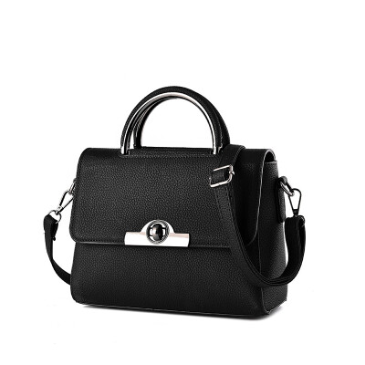 

High quality women retro bags PU leather handbags small ladies shoulder tote bag fashion messenger bag black