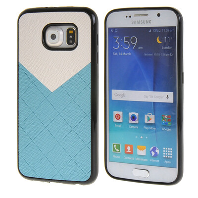 

MOONCASE New Style Flexible Soft Gel TPU Silicone Skin Slim Durable чехол для Cover Samsung Galaxy S6 синий