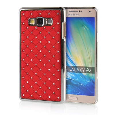 

MOONCASE Hard Chrome Plated Star Bling Back ЧЕХОЛ ДЛЯ Samsung Galaxy A7 Red