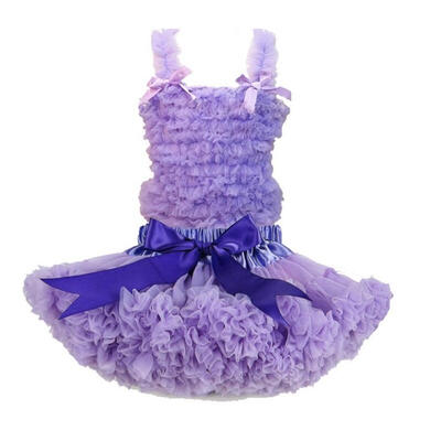 

Buenos Ninos Girls Pure Chiffon Dance Pettiskirt Tutu Set 11 Colors