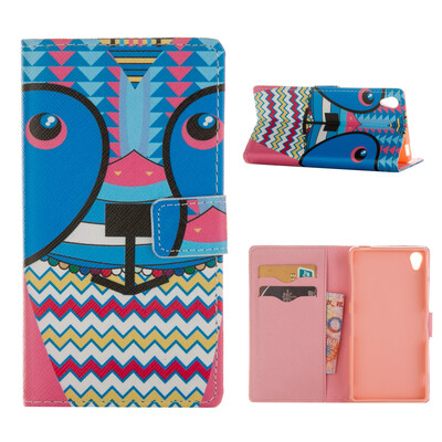 

MOONCASE Case for Sony Xperia Z3 Flip PU Leather Fold Wallet Card Slot Kickstand Back Case Cover [Pattern series] /a05