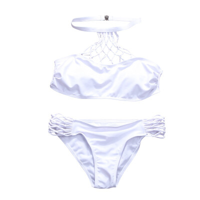 

Sexy Women Bandage Swimwear Bikini Set Push-Up Padded Swimsuit Bathing Beachwear