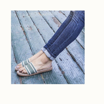 

Womens Casual Linen Linen Open Toe HOUSE Slippers Slide Sandals Flip Flops