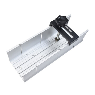 

FIT TOOLS Aluminum Mitre Box 2 inch x 3 inch with Fix Screw for Hand Saw