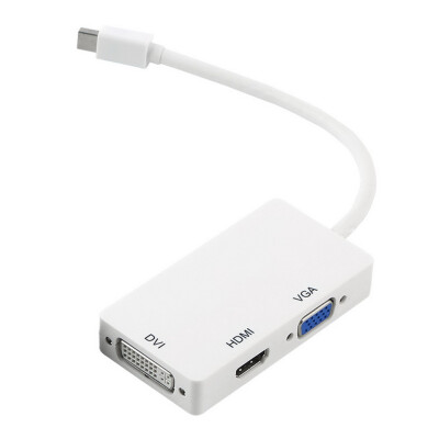 

Thunderbolt для DVI VGA HDMI HDTV адаптер 3in1 для Microsoft Surface Pro 3 2 1 Белый