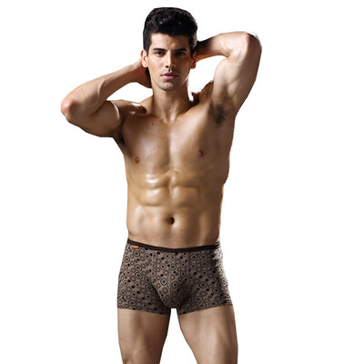 

Men &39s underwear dots printed elastic stretch cotton men&39 s underwear 2 color 77956L