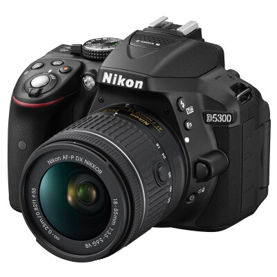 

Комплект Nikon D5300 SLR (AF-P DX Nikkor 18-55 мм f / 3,5-5,6G VR) черный