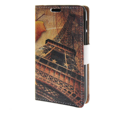 

mooncase дело для Alcatel в одно касание pixi 3 (4.5) ot-4027 кожа Flip бумажник стиль и kickstand дело дизайн обложки / A08