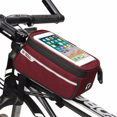 

Touch Screen Bicycle Bag Frame Front Head Top Tube Storage Cycling Bag for 60 inch Mobile Phone Waterproof Bike Bag Accessories