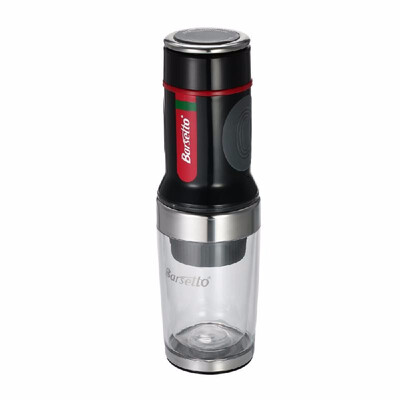 

Barsetto Tripresso Portable Coffee Machine Mini Manual Espresso Machines Hand Operated Coffee Maker for Coffee Capsule & Ground Co