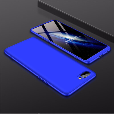 

Goowiiz Phone Case For Oppo A5A3S Fashion Color collision 360 Degree Coverage PC Full Protection