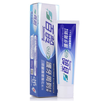 100 Smiling tooth care week toothpaste 110g fresh full effect of Taiwan imports