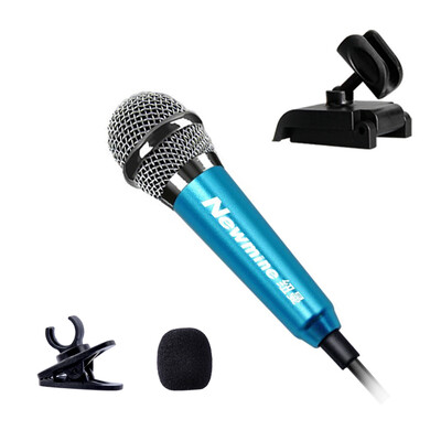 

Newman Newmine NM-610 mobile phone k song condenser microphone microphone mobile phone singing mini mini microphone fashion blue