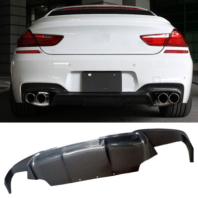 

Bilateral double out Carbon fiber Rear Diffuser Fit For BMW 6-Series F06 F12 F13