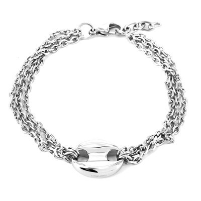 

Multi-Layer Thin Twist Link Chain Bracelet