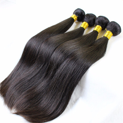 

Brazilian Virgin Hair Bundles Deals Stright Human Hair Weaves 3pcslot 100 Human Hair Extensions Natural Color