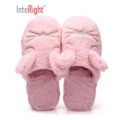 

INTERIGHT Nordic Plush Series Comfortable Warm Cotton Slippers Womens Pink 37-38 IN1831