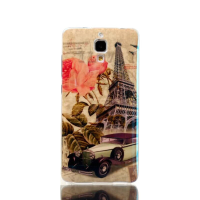 

MOONCASE Plating Blue Cool Design Soft TPU Case Cover For Xiaomi Mi 4