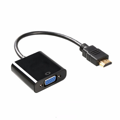 

HDMI to VGA Adapter Male to Female Audio Converter Support HD 1080P For PC Projector Laptop TV Xbox PS3 DVD