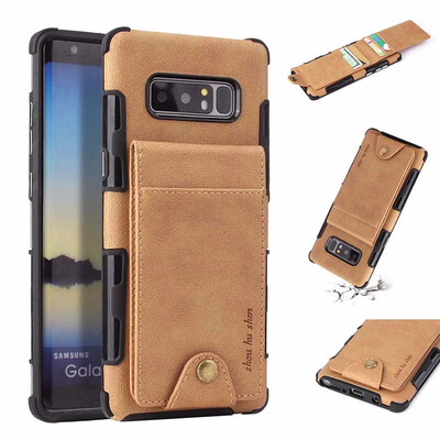 

SHS Phone Case For Samsung Galaxy A320 A3 2017A520 A5 2017A720 A7 2017 Fashion Linen Clasp Card slot Multifunctional Wallet