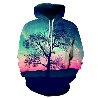 

QYDM0139Mens Hoodie 3D Printed Women Pullover Sweater