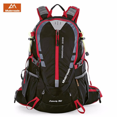 

Maleroads 30L Outdoor Sports Hiking Backpack Camping Water Resistant Nylon Travel Luggage Bike Rucksack Bag