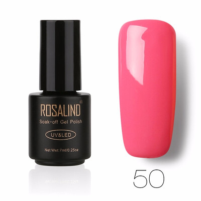 

ROSALIND Gel 1 Black Bottle 7ML Pure Color 58 Colors 01-58 Gel Nail Polish Soak Off Nail Art Semi-Premanent UV LED Gel Lacquer