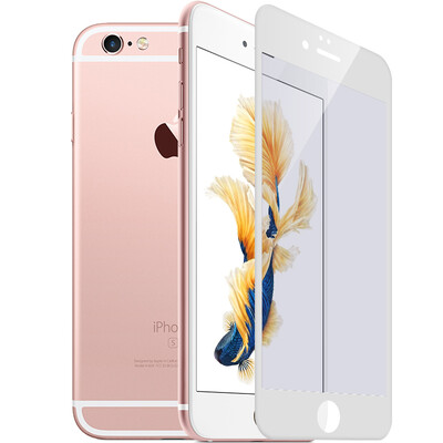 

KOOLIFE iPhone6 ​​/ 6с плюс полный экран анти-синего стекла мембраны Apple, 6S ​​полное покрытие анти-голубой телефона защитная пленка -5.5 дюйма - белый