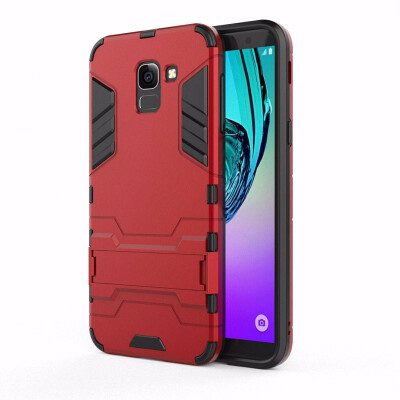 

WIERSS Shockproof Hard Phone Case for Samsung Galaxy J6 2018 J600 SM-J600F J600G 56" Combo Armor Case Back Cover Fundas Capa