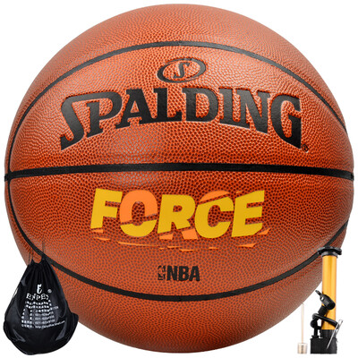 

Spalding Spalding NBA game basketball wear-resistant PU indoor&outdoor blue ball 74-625Y