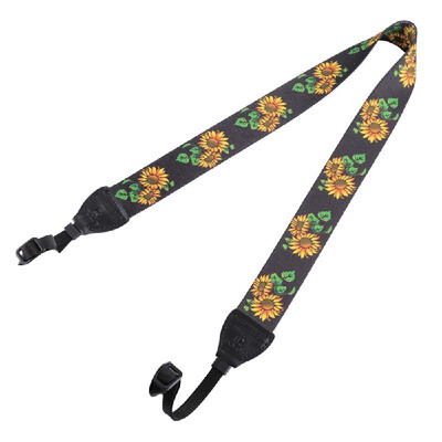 

Retro Style Double Cotton Yard Colorful Pattern Shoulder Neck Strap Camera Strap Bags Wristband for Canon SLR DSLR Cameras