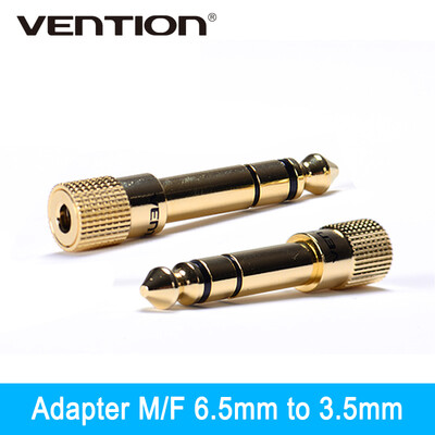 

Vention 1Pcs 65mm Male plug to 35mm Female Jack Stereo Headphone Headset Audio Adapter connector Plug for Microphone