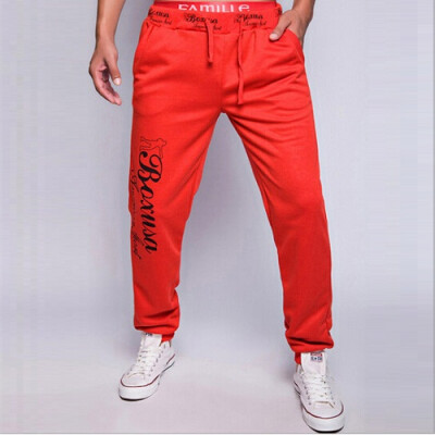 

2016 casual loose cotton men pants fashion sport mens joggers hip hop jogging pants men long trousers