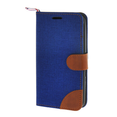 

MOONCASE Xperia E4 , Leather Wallet Flip Card Holder Pouch Stand Back Case Cover for Sony Xperia E4 Dark blue